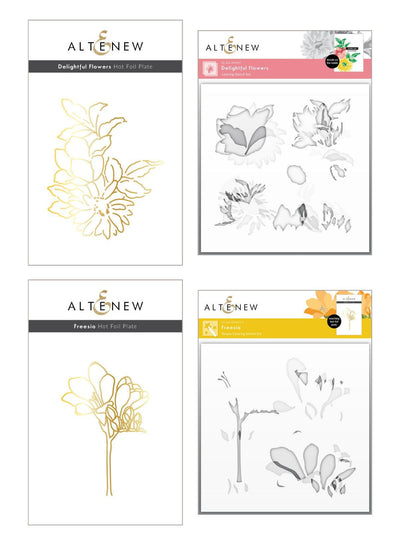 Altenew Release Bundle Fine & Dandy Hot Foil Plate & Stencil Release Bundle