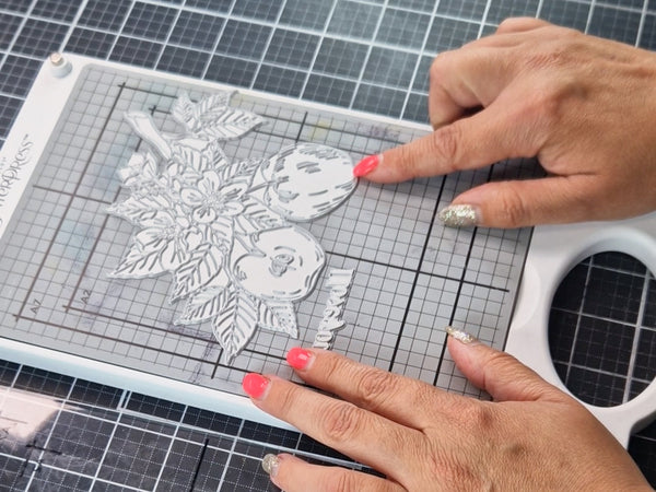 Place the press plate onto the magnetic platform of your letterpress system.