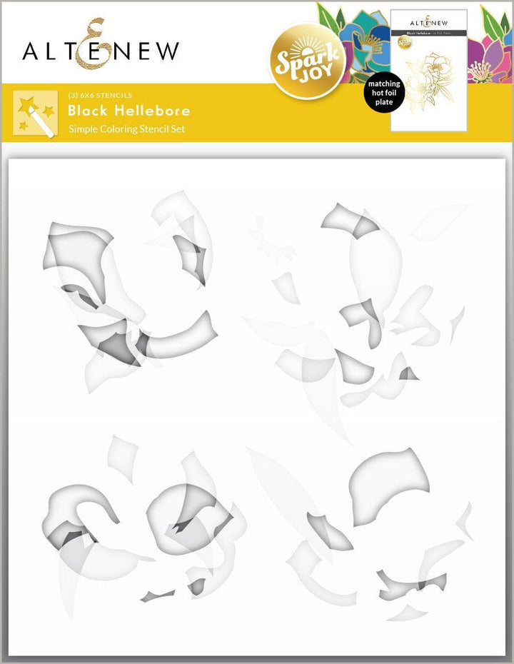 Altenew Spark Joy Bundle Spark Joy: Black Hellebore & Add-on Die Bundle