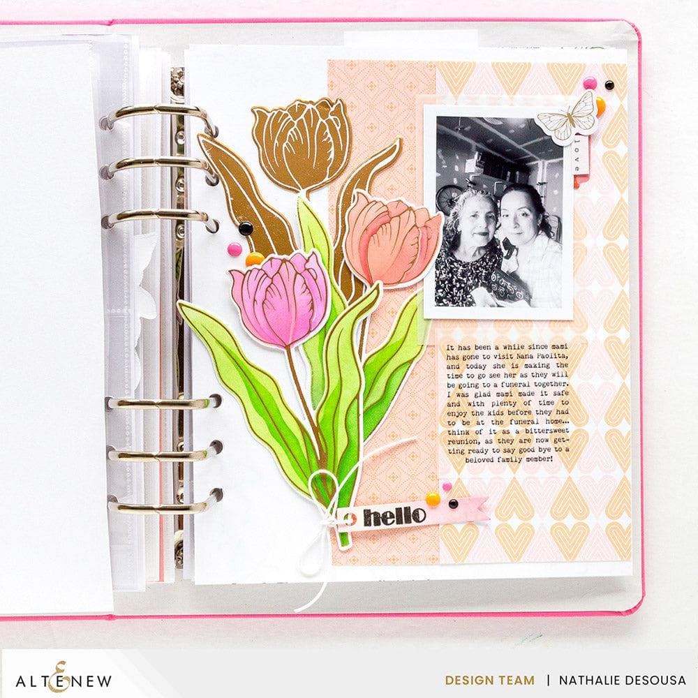 Part A-Glitz Art Craft Co.,LTD Spark Joy Bundle Spark Joy: Blushing Tulip & Add-On Die Bundle