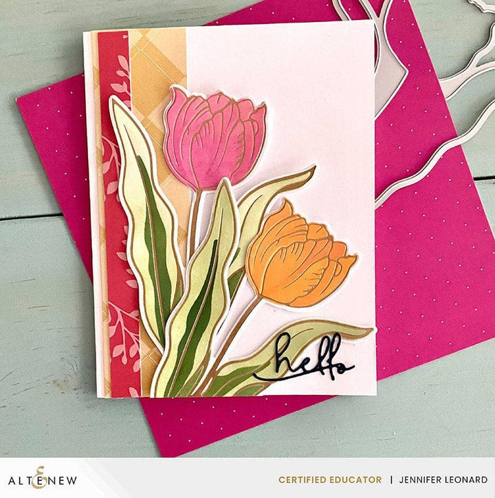 Part A-Glitz Art Craft Co.,LTD Spark Joy Bundle Spark Joy: Blushing Tulip & Add-On Die Bundle