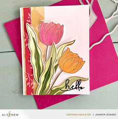 Part A-Glitz Art Craft Co.,LTD Spark Joy Bundle Spark Joy: Blushing Tulip & Add-On Die Bundle