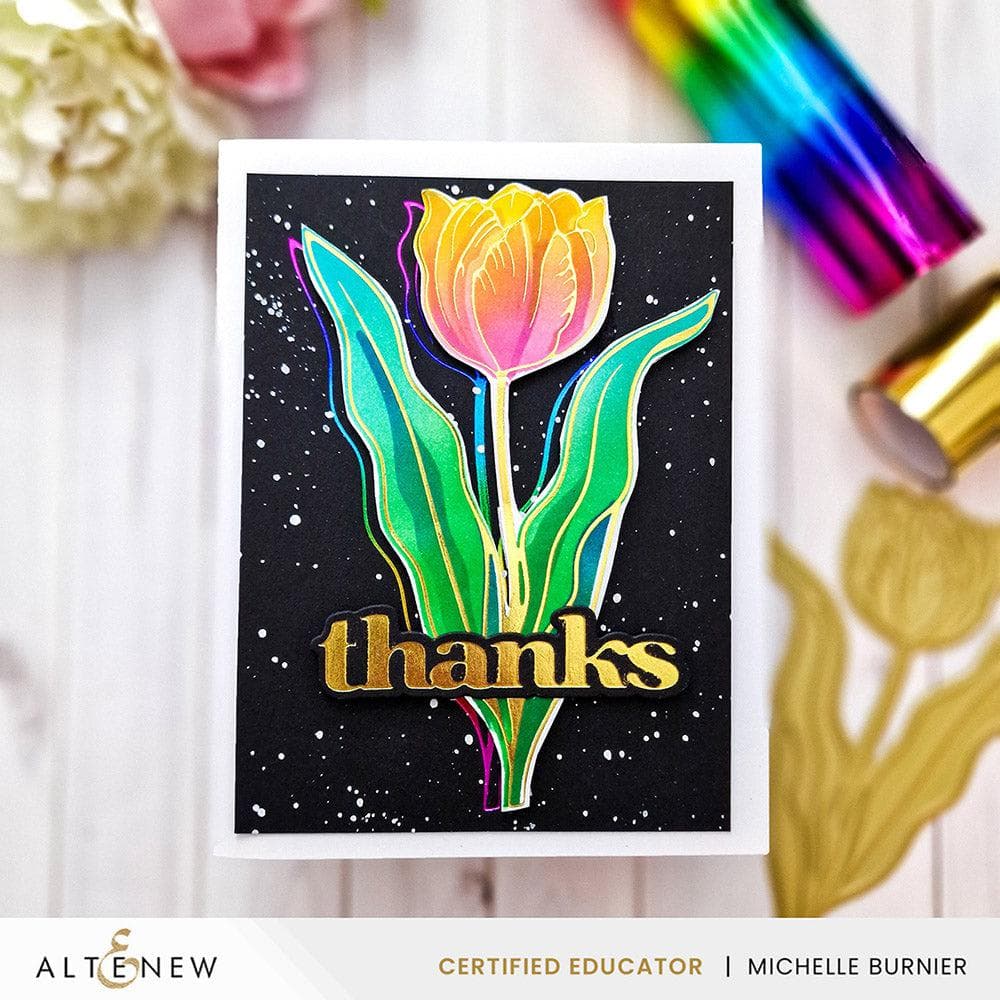 Part A-Glitz Art Craft Co.,LTD Spark Joy Bundle Spark Joy: Blushing Tulip & Add-On Die Bundle