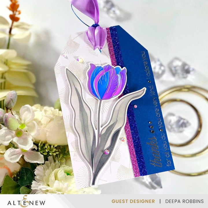 Part A-Glitz Art Craft Co.,LTD Spark Joy Bundle Spark Joy: Blushing Tulip & Add-On Die Bundle