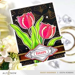 Part A-Glitz Art Craft Co.,LTD Spark Joy Bundle Spark Joy: Blushing Tulip & Add-On Die Bundle