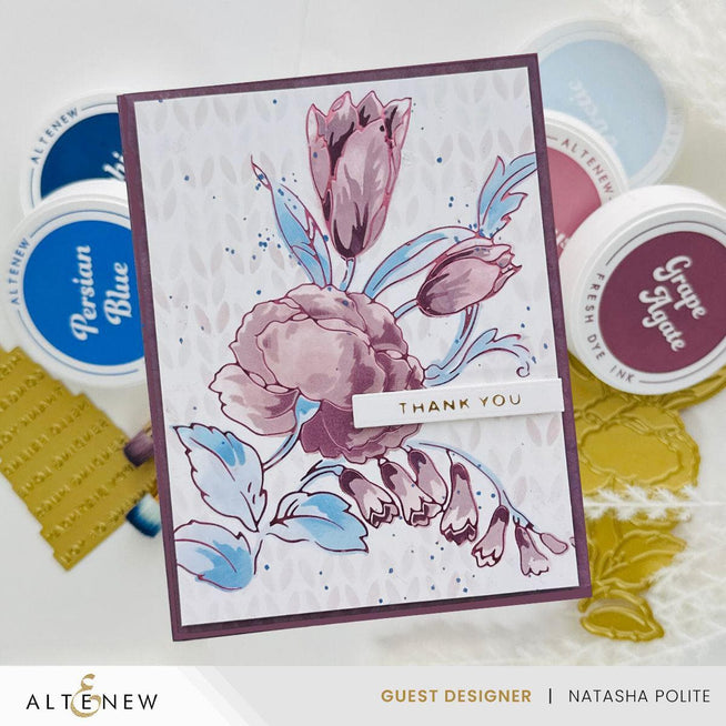Altenew Spark Joy Bundle featuring ornamental bouquet design and add-on die cuts for paper crafting and card making.