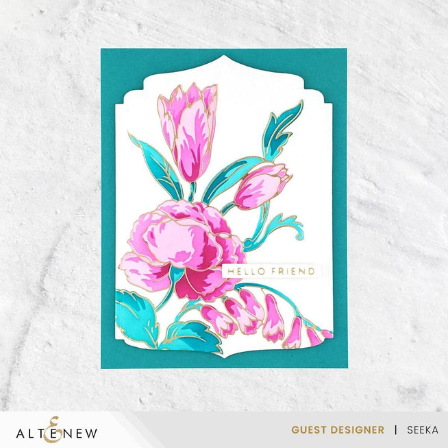 Altenew Spark Joy Bundle with ornamental bouquet and add-on dies for crafting and card-making projects.