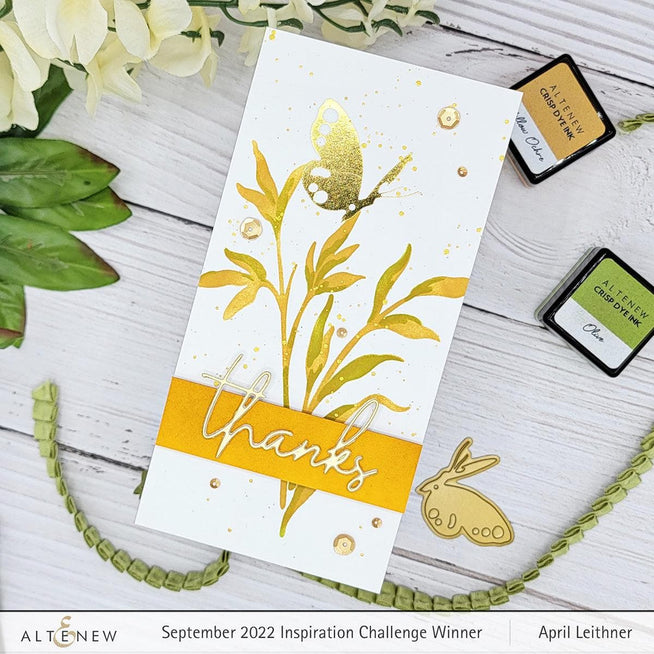 Altenew Spark Joy Fluttering Butterflies die-cut set with delicate butterfly shapes for crafting and card making.