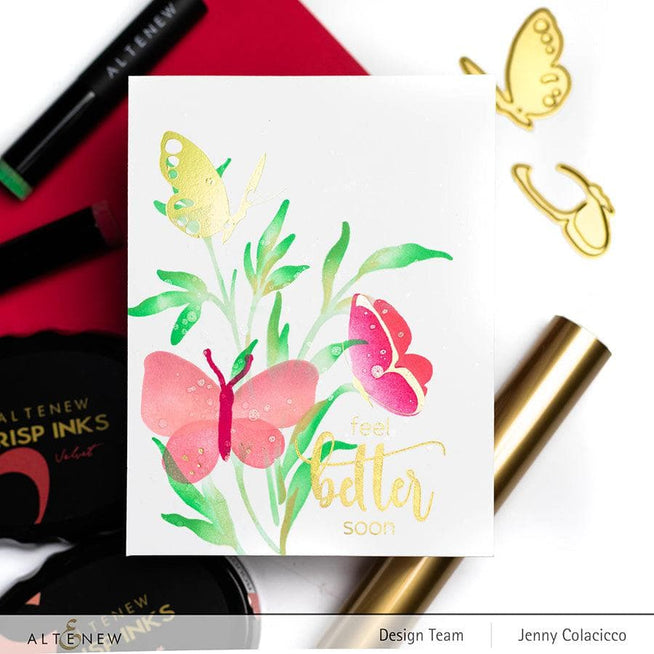 Spark Joy Fluttering Butterflies by Altenew, colorful paper butterflies arranged in a joyful fluttering display.