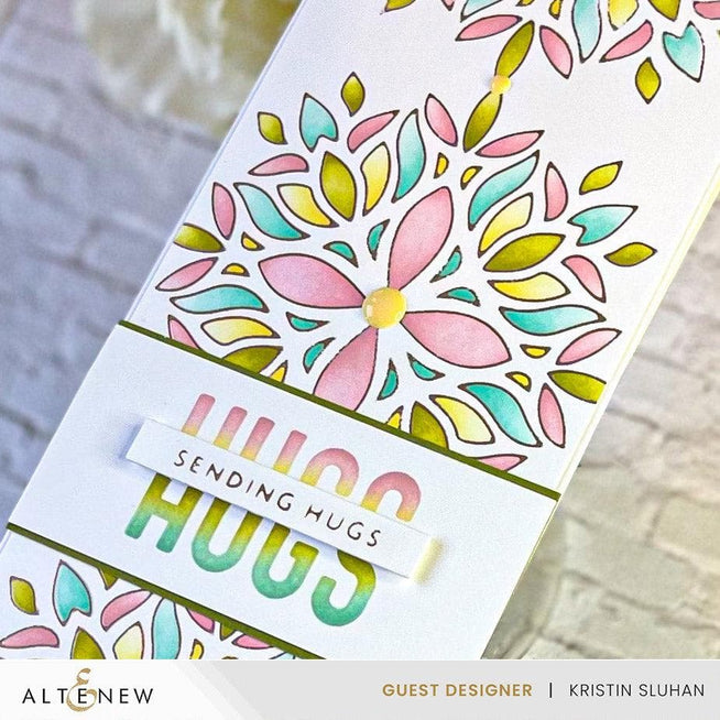 Altenew Spark Joy Folk Mandala art print featuring intricate, colorful mandala patterns on high-quality paper.