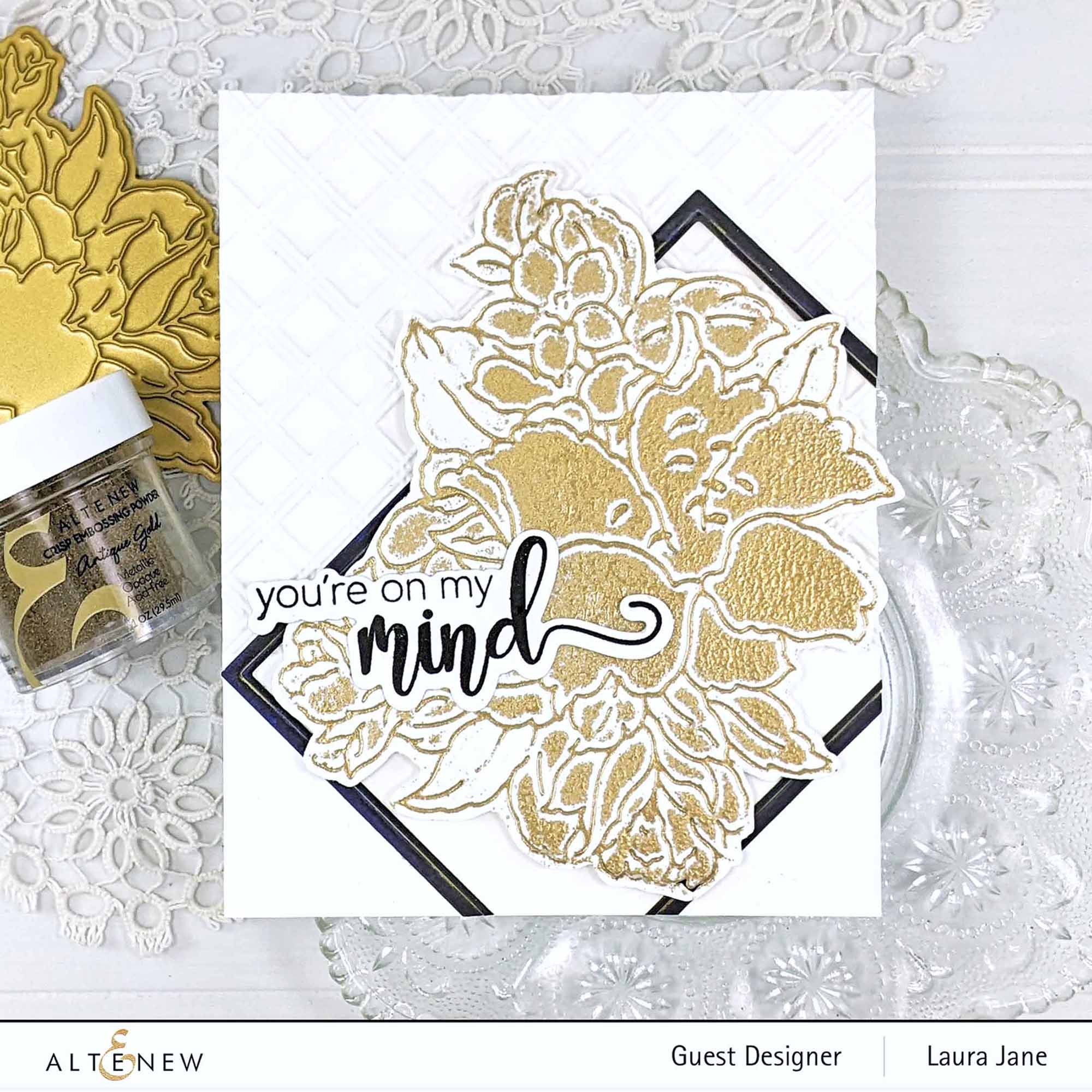 Spark Joy: Lily Bouquet | Altenew - Beautiful Floral Foil Plate