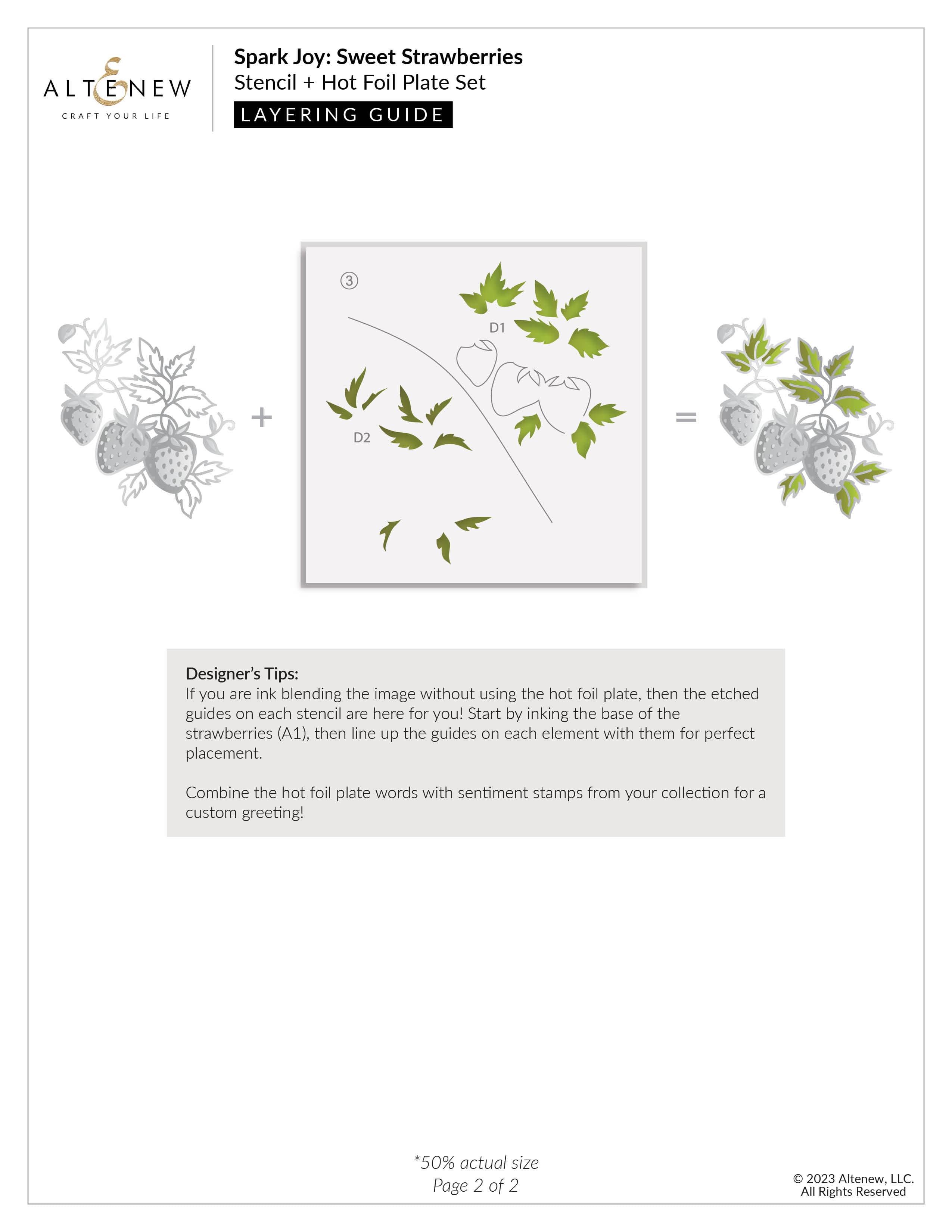 Spark Joy: Sweet Strawberries | Altenew