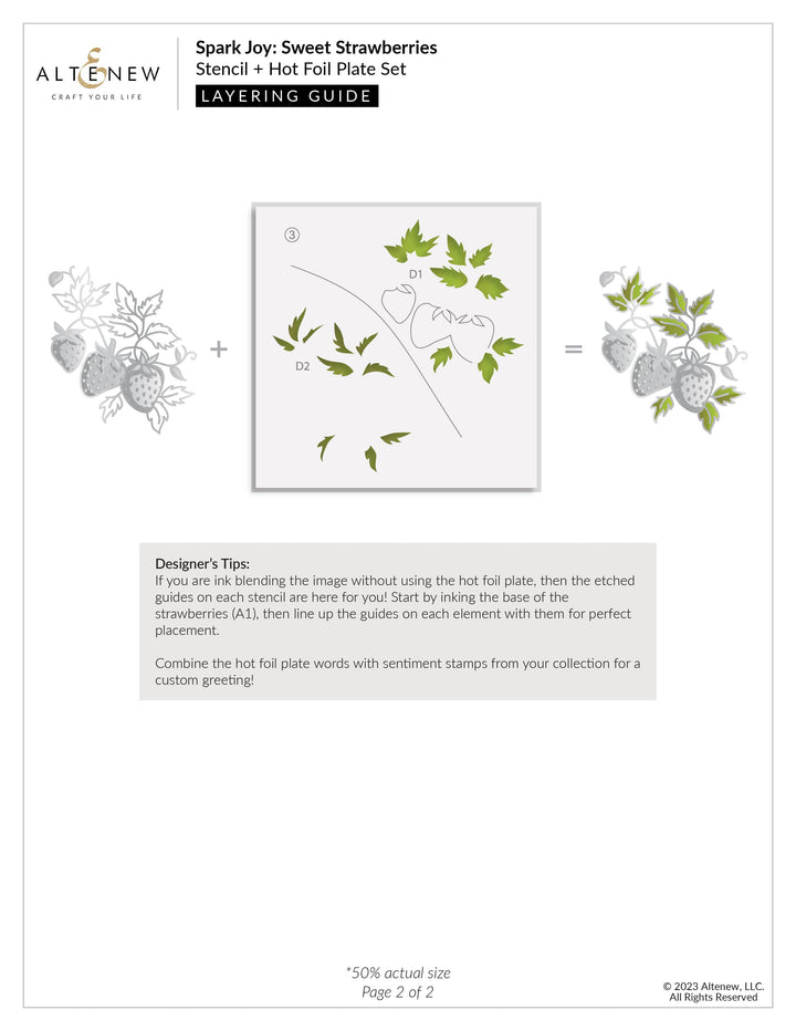 Altenew Spark Joy Spark Joy: Sweet Strawberries