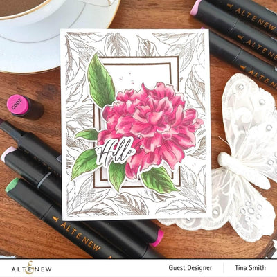 Colors of My Garden Stamp & Artist Alcohol Markers Bundle