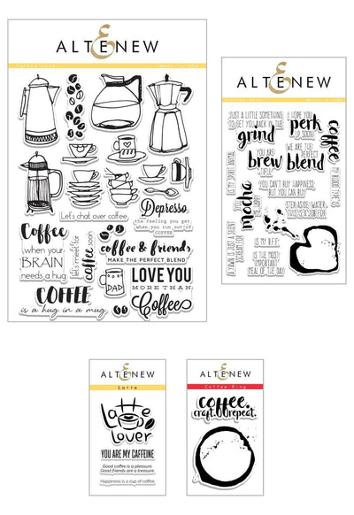 Altenew Stamp Bundle Coffeeholic Stamp Bundle