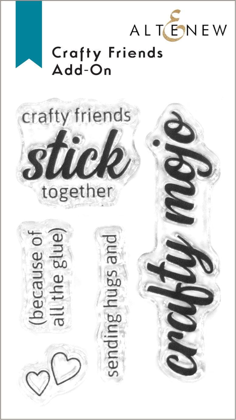 Altenew Stamp Bundle Crafty Friends Stamp Set & Add-On Stamp Set Bundle