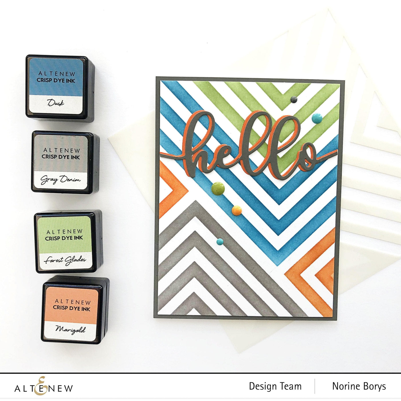 Altenew Stamp Bundle Geometry & Nature Stencil Release Bundle