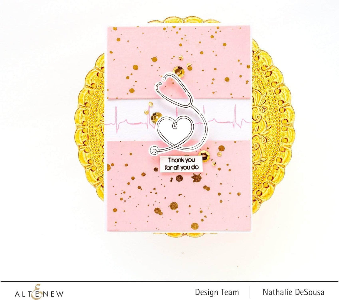 Altenew Heroes of Today Stamp Bundle featuring multiple detailed rubber stamps for crafting and card-making projects.