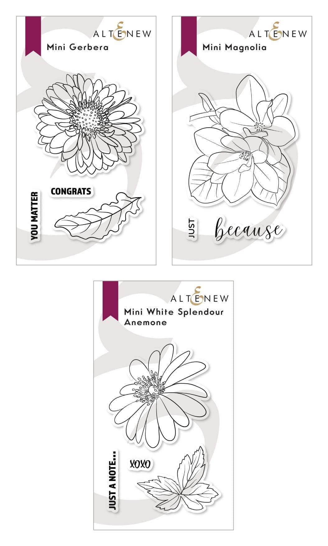 Altenew Stamp Bundle Nostalgic Memories Mini Stamp Bundle