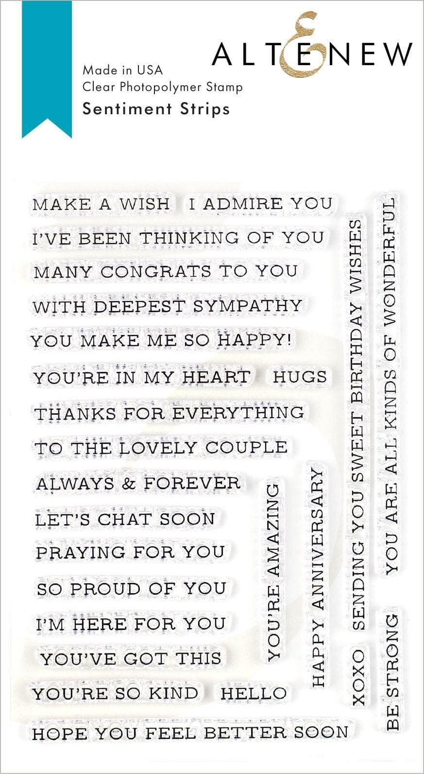 Altenew Stamp Bundle Sentiment Strips