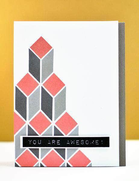 Altenew Ultimate Shapes Bundle stamp set with various geometric and abstract shapes for creative crafting and card making.