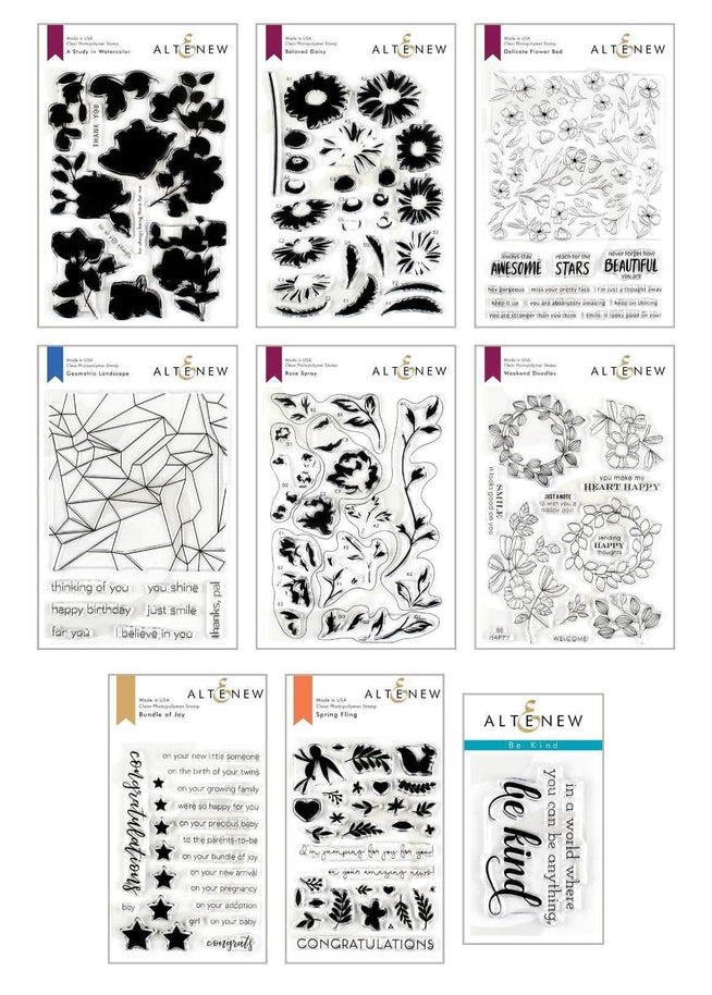 Altenew Stamp Bundle April 2019 Stamp Bundle