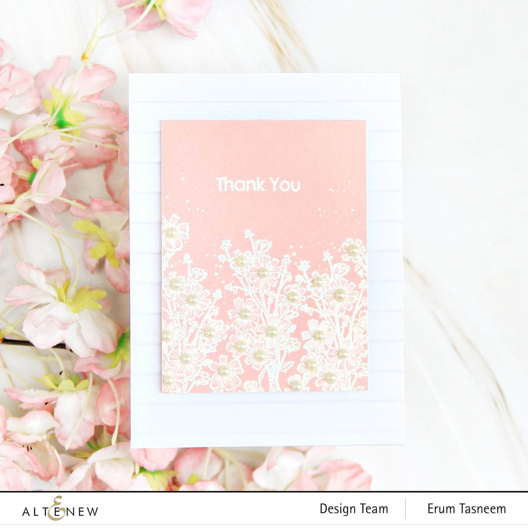 Altenew Eclectic Vibes Mini Stamp Bundle featuring diverse floral and abstract designs on clear stamps for creative crafting.