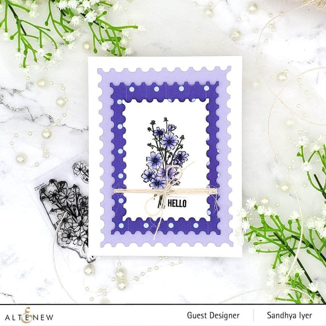 Altenew Eclectic Vibes Mini Stamp Bundle featuring colorful floral and abstract designs perfect for creative crafting.