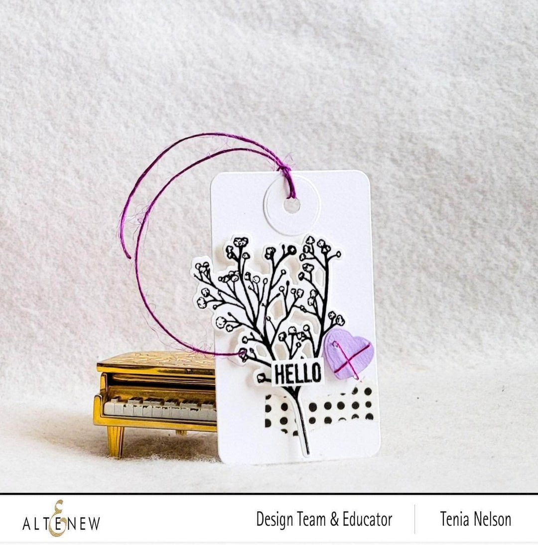 Altenew Eclectic Vibes Mini Stamp Bundle featuring colorful, eclectic stamp designs on clear acrylic sheets.