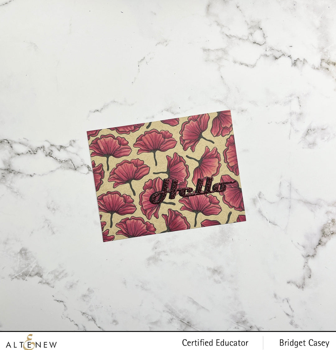 Altenew Gardens Around the World mini stamp bundle featuring detailed garden-themed rubber stamps for crafting projects.