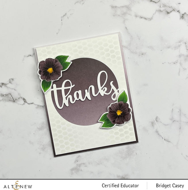 Altenew Gardens Around the World Mini Stamp Bundle featuring detailed garden-themed stamps on clear sheets.