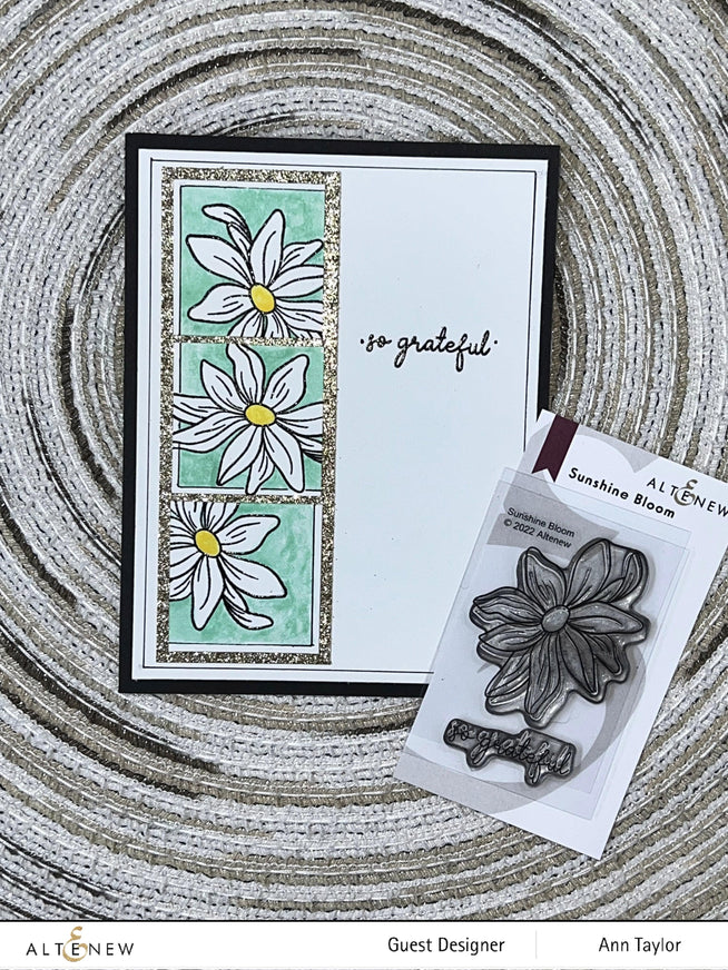 Altenew Gardens Around the World Mini Stamp Bundle featuring various garden-themed rubber stamps in a compact set.
