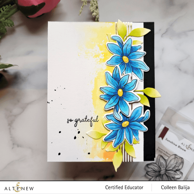 Altenew Gardens Around the World Mini Stamp Bundle featuring various garden-themed rubber stamps for creative crafting.