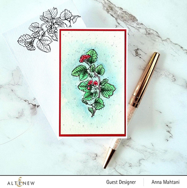 Altenew Thanks and Blessings Mini Stamp Bundle featuring gratitude and blessing designs on clear rubber stamps.