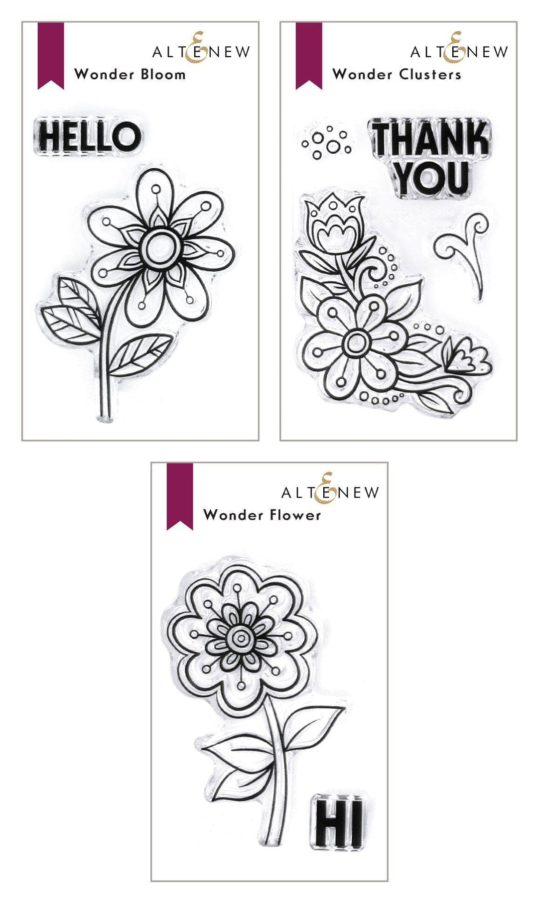 Altenew Stamp Bundle Whimsical Wonder Mini Stamp Bundle