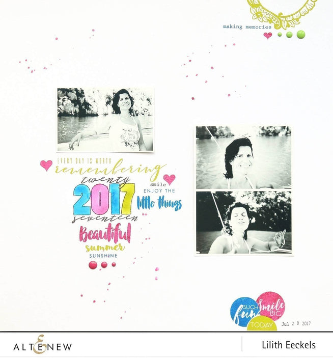 Altenew Stamp Bundle Yearly Memories Stamp Bundle