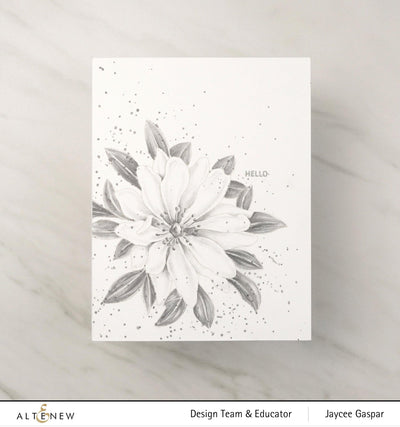Altenew Stamp & Coloring Pencil Bundle Paint-A-Flower: Wood Anemone & Woodless Coloring Pencils Bundle