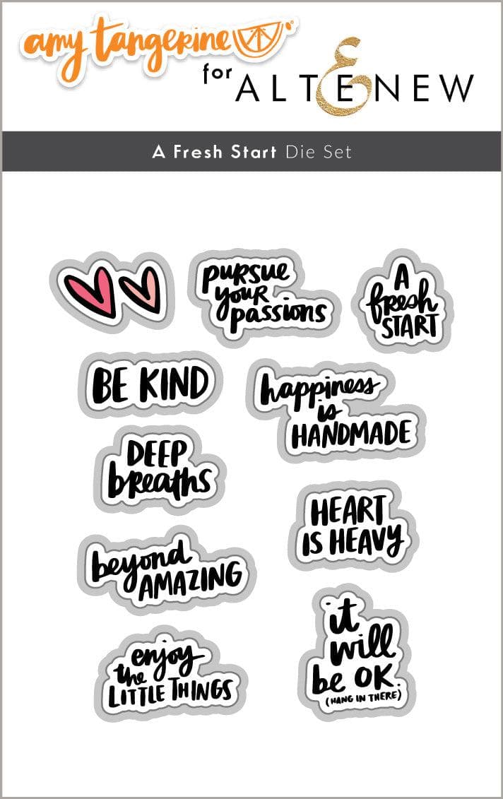Altenew Stamp & Die Bundle A Fresh Start
