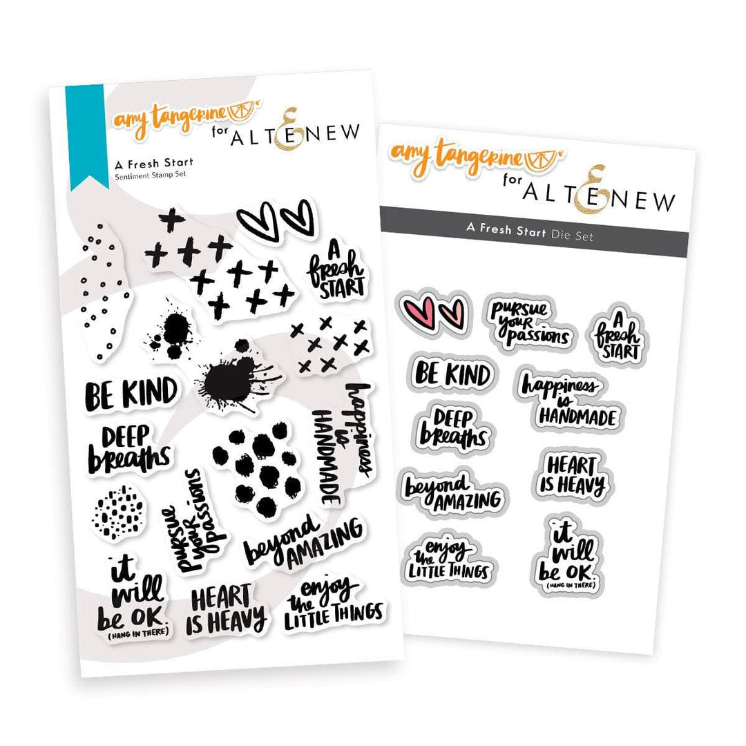 Altenew Stamp & Die Bundle A Fresh Start