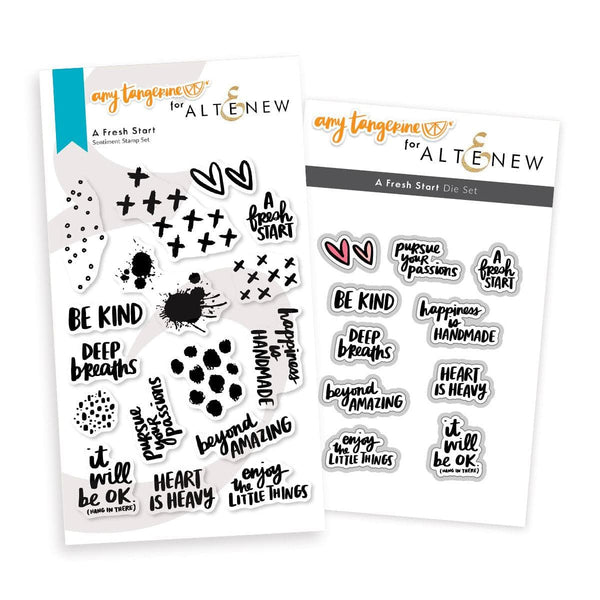 Altenew Stamp & Die Bundle A Fresh Start