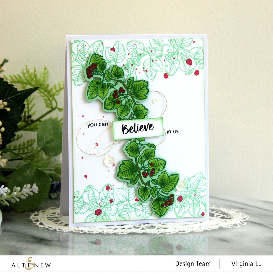 Altenew Stamp & Die Bundle Acai Berry Branch Stamp & Die Bundle