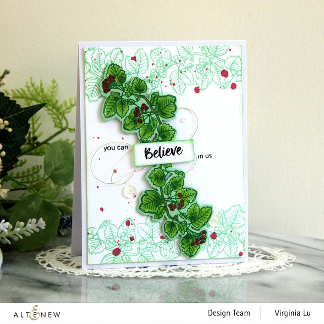 Altenew Stamp & Die Bundle Acai Berry Branch Stamp & Die Bundle