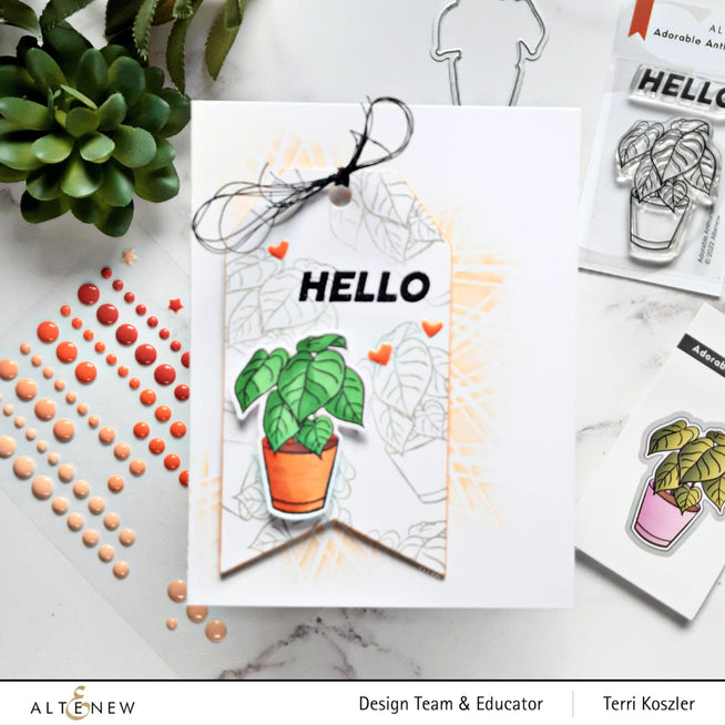 Altenew Stamp & Die Bundle Adorable Anthurium Stamp & Die Bundle