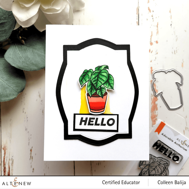 Altenew Stamp & Die Bundle Adorable Anthurium Stamp & Die Bundle