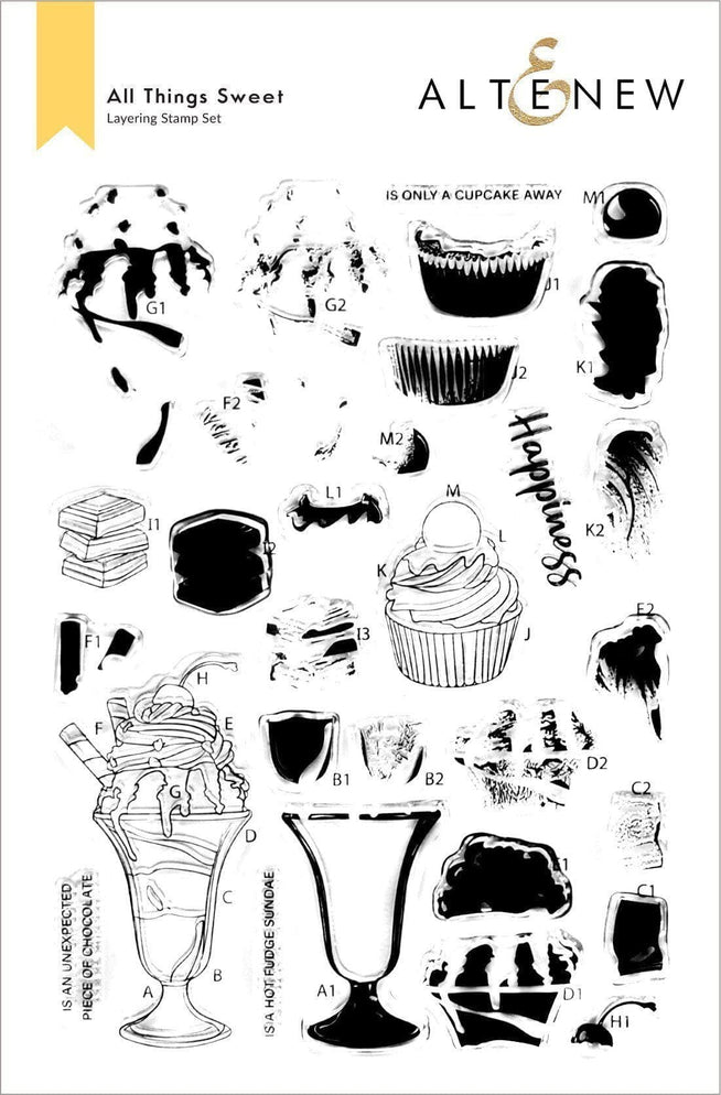 Altenew Stamp & Die Bundle All Things Sweet Stamp & Die Bundle
