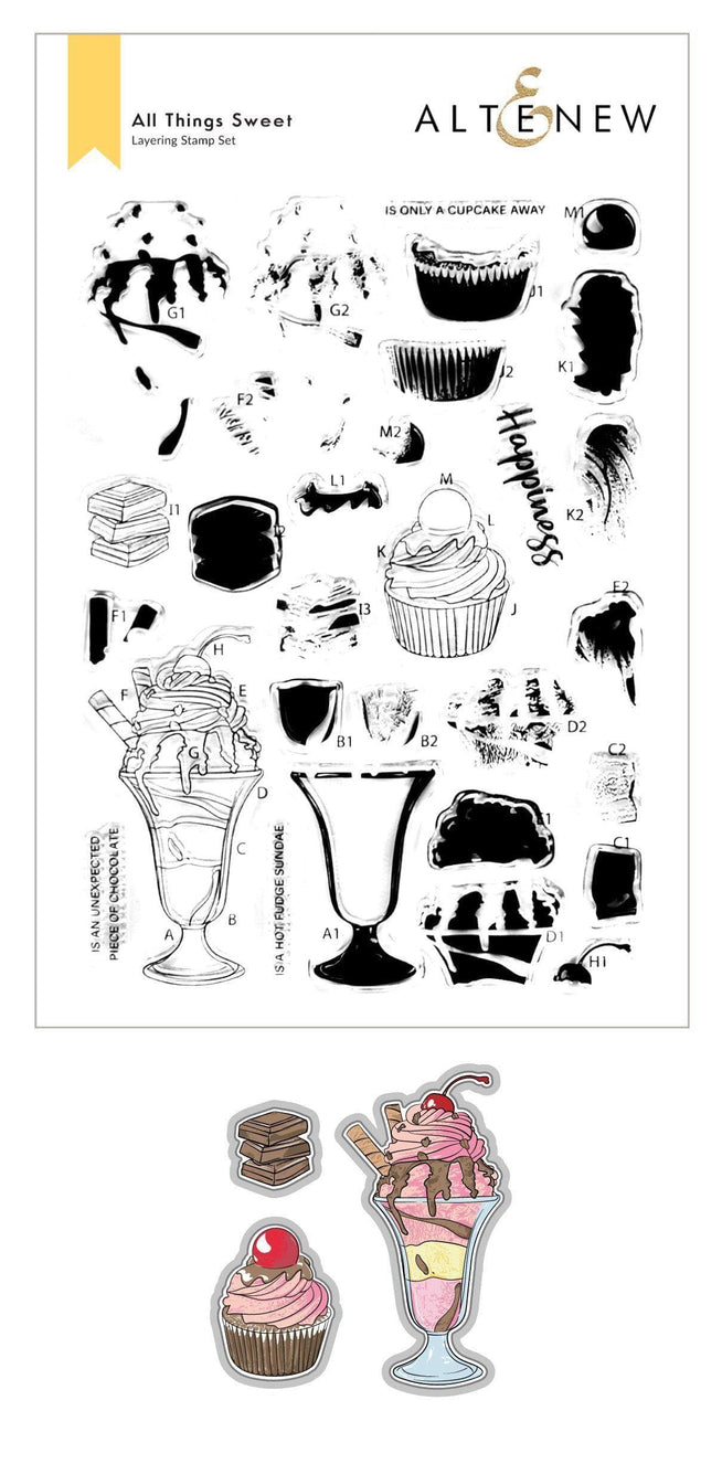 Altenew Stamp & Die Bundle All Things Sweet Stamp & Die Bundle