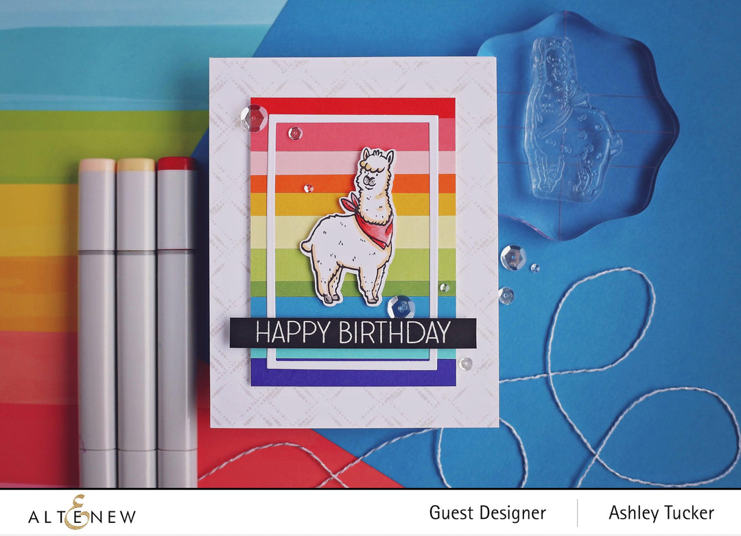 Altenew Stamp & Die Bundle Alpaca Stamp & Die Bundle