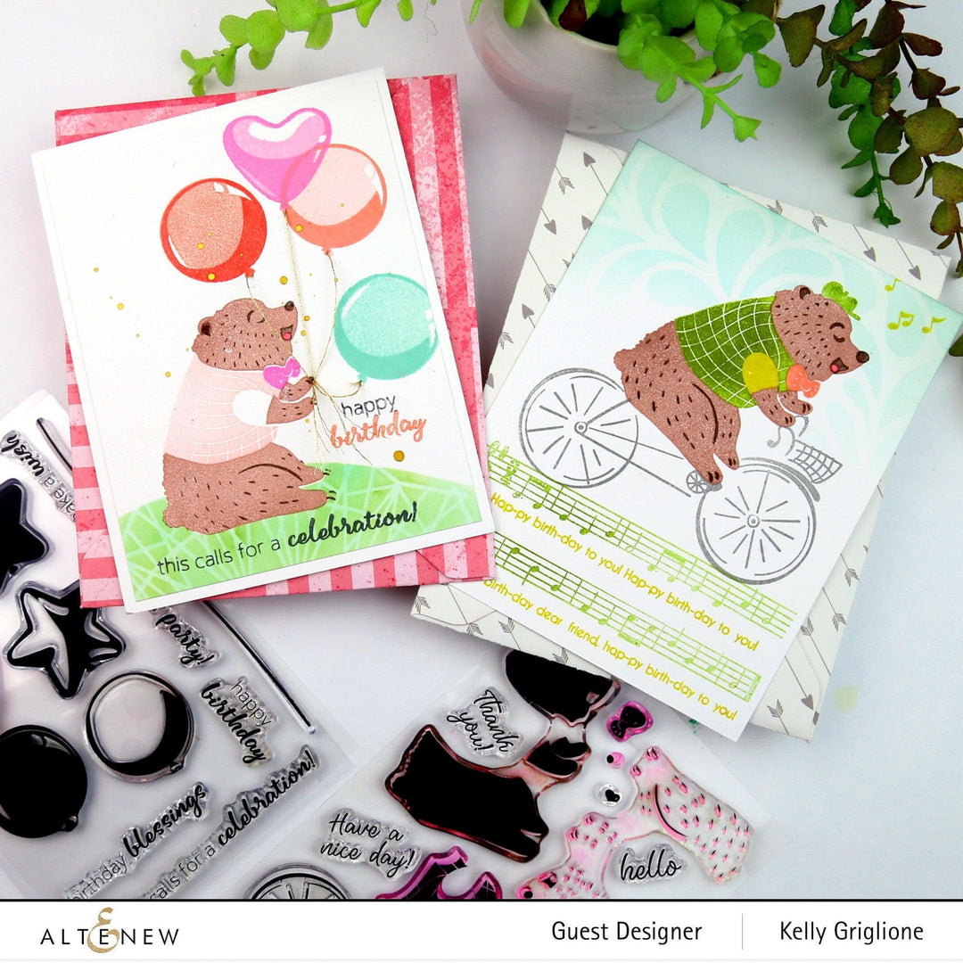 Altenew Stamp & Die Bundle Alten Riding By Stamp & Die Bundle