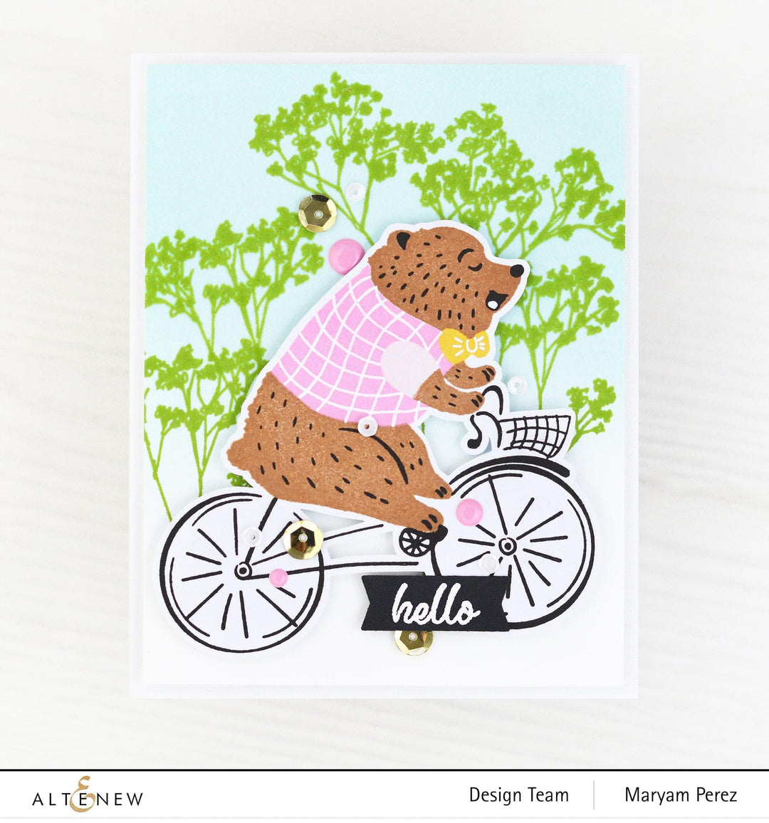 Altenew Stamp & Die Bundle Alten Riding By Stamp & Die Bundle