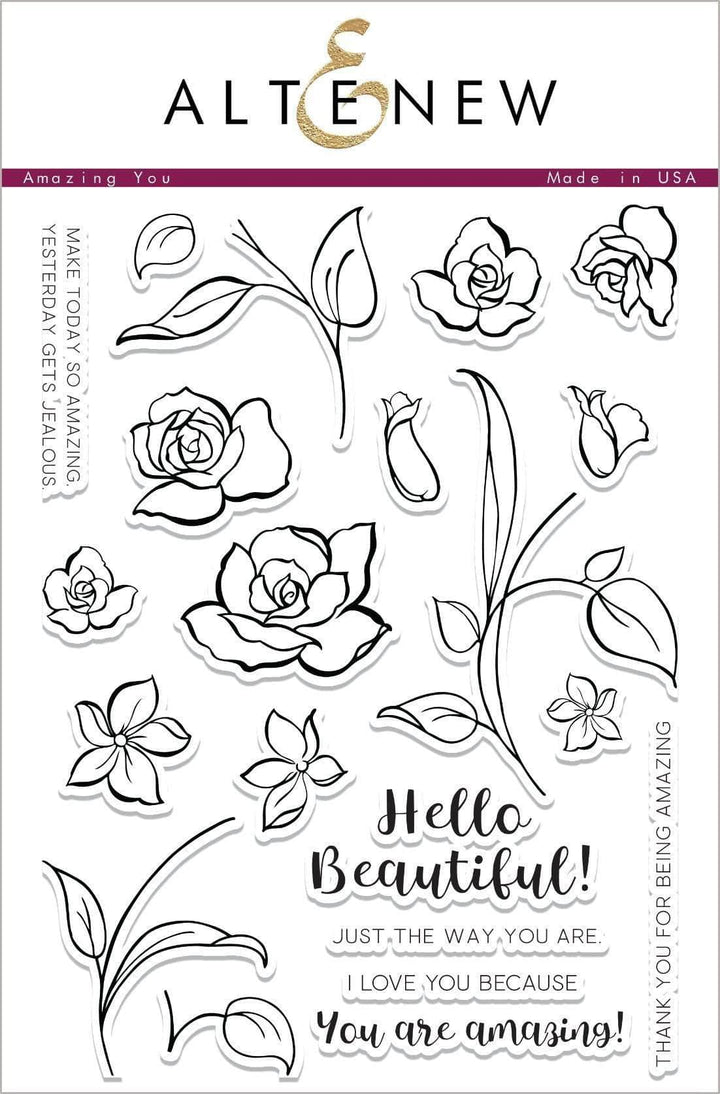 Altenew Stamp & Die Bundle Amazing You